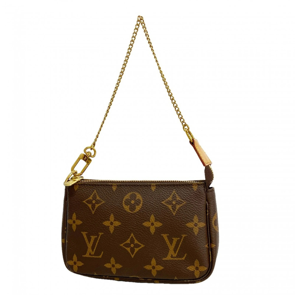 LOUIS VUITTON Brown Monogram Pochette Pouch